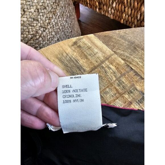 Scott McClintock Damask Skirt Women’s Size 6 Vintage Party Whimgy Goth - Picture 9 of 12